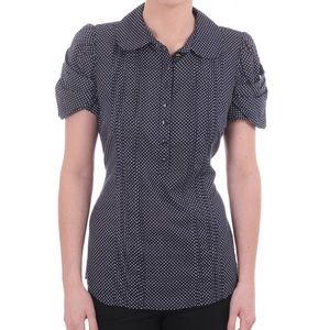 Juicy Couture Spotted Short Sleeve Blouse